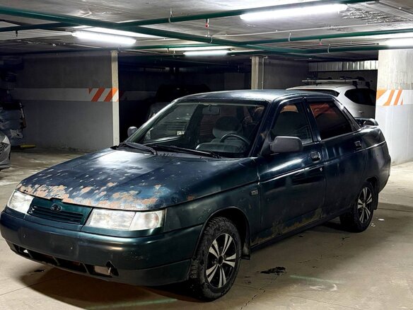 2002 Lada (ВАЗ) 2110, зелёный, 95000 рублей