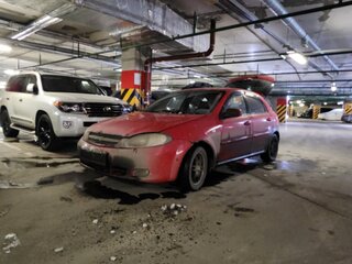 2006 Chevrolet Lacetti I, красный, 115000 рублей, вид 4