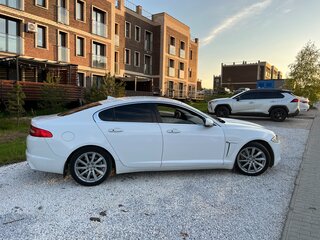 2013 Jaguar XF I Рестайлинг, белый, 1150000 рублей, вид 4