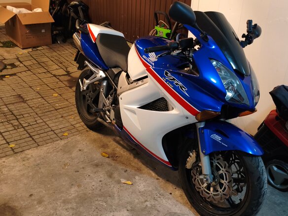2003 Honda VFR 800, синий, 550000 рублей - вид 8