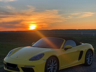 2018 Porsche Boxster IV 718 (982), жёлтый, 6800000 рублей, вид 2