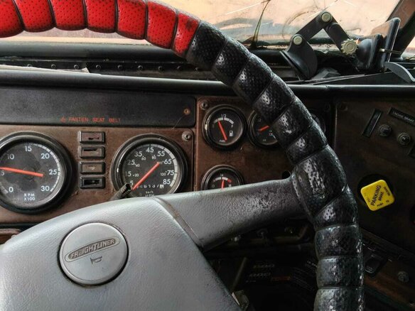 2003 Freightliner FLD, оранжевый, 1350000 рублей - вид 6