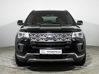 2018 Ford Explorer V Рестайлинг 2, чёрный, 2610900 рублей, вид 2