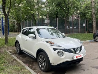 2016 Nissan Juke I Рестайлинг, белый, 1400000 рублей, вид 1