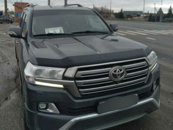 2016 Toyota Land Cruiser 200 Series Рестайлинг 2, серый, 5200000 рублей - вид 2