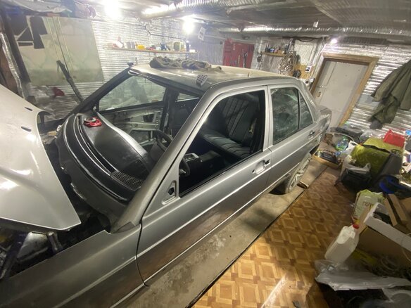 1991 Mercedes-Benz 190 (W201), серый, 250000 рублей - вид 16