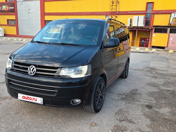 2012 Volkswagen Multivan T5 Рестайлинг, чёрный, 2900000 рублей
