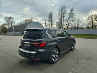 2018 Infiniti QX80 I Рестайлинг 2, чёрный, 3100000 рублей, вид 4