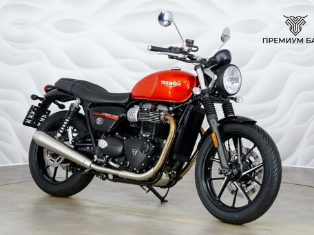 2020 Triumph Street Twin, красный, 799000 рублей, вид 5