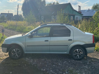 2007 Renault Logan I, серебристый, 340000 рублей, вид 4