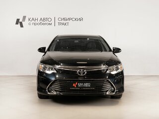 2016 Toyota Camry VII (XV50) Рестайлинг, чёрный, 1950000 рублей, вид 2
