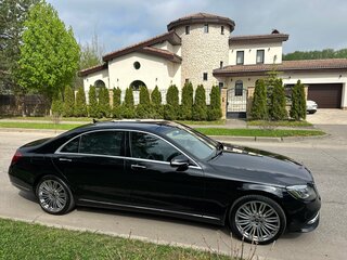 2017 Mercedes-Benz S-Класс 350 d Long VI (W222, C217) Рестайлинг, чёрный, 5000000 рублей, вид 5