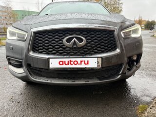 2017 Infiniti QX60 I Рестайлинг, серый, 2500000 рублей, вид 1