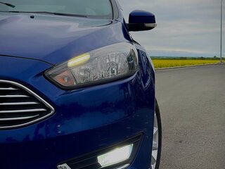 2015 Ford Focus III Рестайлинг, синий, 985000 рублей, вид 2
