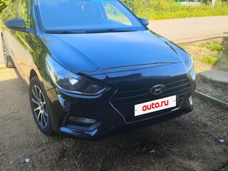 2018 Hyundai Solaris II, чёрный, 1220000 рублей, вид 2