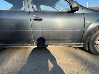 2011 Renault Logan I Рестайлинг, серый, 215000 рублей, вид 4