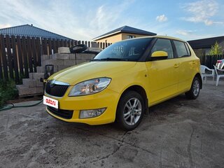 2012 Skoda Fabia II Рестайлинг, жёлтый, 650000 рублей, вид 1