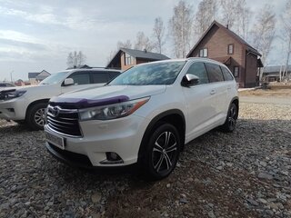 2014 Toyota Highlander III (XU50), белый, 2600000 рублей, вид 1