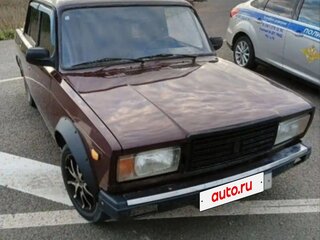 2006 Lada (ВАЗ) 2107, пурпурный, 150000 рублей, вид 2