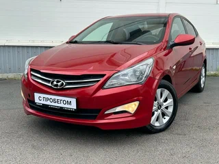 2016 Hyundai Solaris I Рестайлинг, красный, 870000 рублей, вид 1