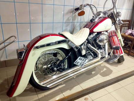 2007 Harley-Davidson Heritage, красный, 1200000 рублей, вид 1