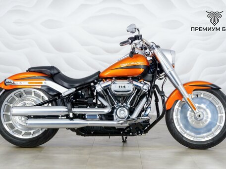 2019 Harley-Davidson Fat Boy, оранжевый, 1947000 рублей, вид 1