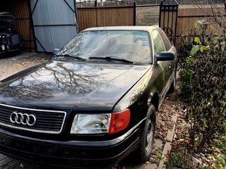 1993 Audi 100 IV (C4), чёрный, 160000 рублей, вид 1