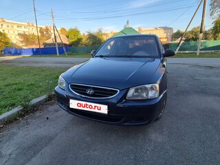 2011 Hyundai Accent ТагАЗ II, синий, 375000 рублей, вид 1