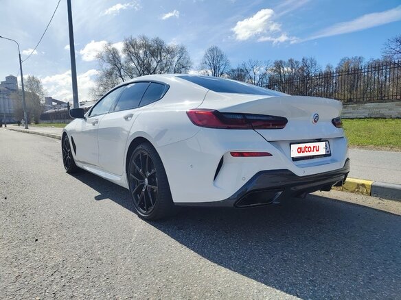 2023 BMW 8 серии Gran Coupe 840d xDrive II (G14/G15/G16) Рестайлинг, белый, 8790000 рублей - вид 7