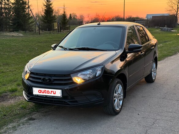 2024 Lada (ВАЗ) Granta I Рестайлинг, чёрный, 870000 рублей - вид 1