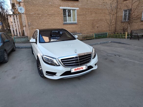 2014 Mercedes-Benz S-Класс 500 Long VI (W222, C217), белый, 3200000 рублей - вид 2