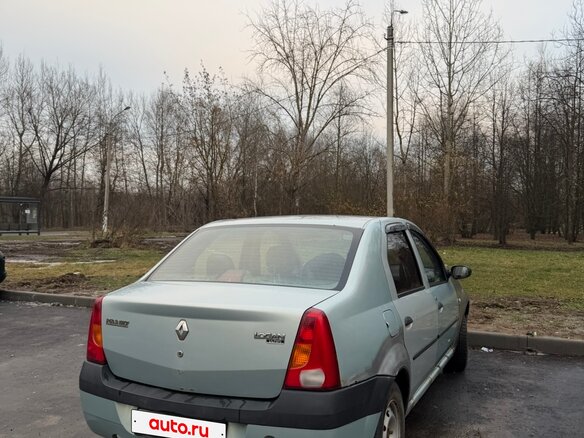 2006 Renault Logan I, серебристый, 240000 рублей - вид 2