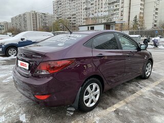 2013 Hyundai Solaris I, фиолетовый, 850000 рублей, вид 4