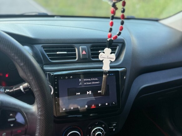 2013 Kia Rio 5-speed III, чёрный, 820000 рублей - вид 5