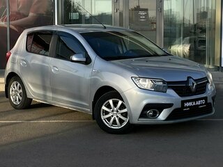 2019 Renault Sandero II Рестайлинг, серебристый, 770000 рублей, вид 4