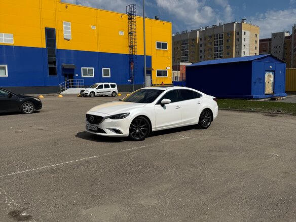 2015 Mazda 6 III (GJ) Рестайлинг, белый, 1620000 рублей - вид 21