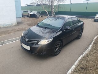 2012 Toyota Corolla X (E140, E150) Рестайлинг, чёрный, 1490000 рублей, вид 1