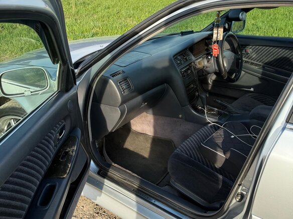 1999 Toyota Cresta V (X100) Рестайлинг, синий, 1300000 рублей - вид 13