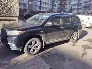 2012 Toyota Highlander II (XU40) Рестайлинг, чёрный, 2000000 рублей, вид 3