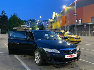 2005 Mazda 6 I (GG) Рестайлинг, чёрный, 555000 рублей, вид 3