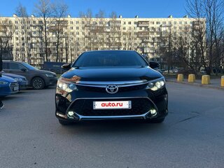 2017 Toyota Camry VII (XV50) Рестайлинг 2, чёрный, 1790000 рублей, вид 2