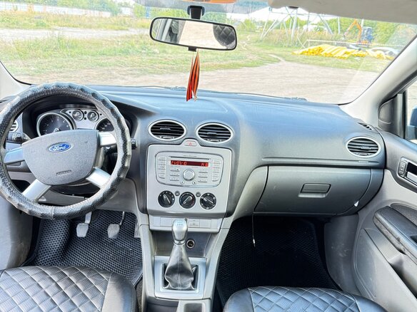 2009 Ford Focus II Рестайлинг, синий, 320000 рублей - вид 9