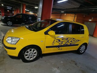 2004 Hyundai Getz I, жёлтый, 450000 рублей, вид 5