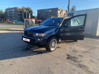 2003 BMW X5 3.0i I (E53) Рестайлинг, синий, 950000 рублей, вид 3