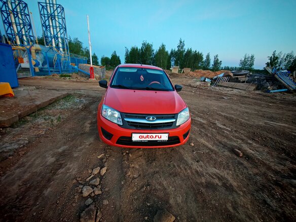 2016 Lada (ВАЗ) Granta I, оранжевый