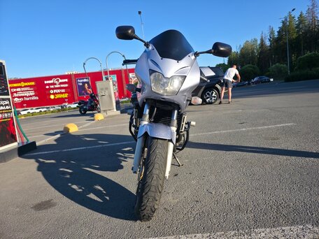 2002 Honda CB 600F Hornet, серебристый, 350000 рублей, вид 3