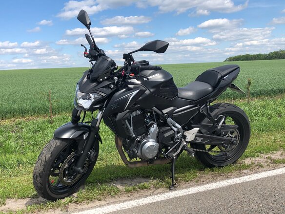 2017 Kawasaki Z 650, чёрный, 680000 рублей - вид 8