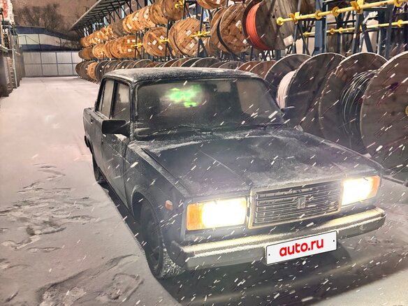 2002 Lada (ВАЗ) 2107, синий, 120000 рублей - вид 3