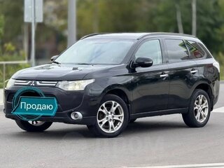 2012 Mitsubishi Outlander III, чёрный, 1330000 рублей, вид 2