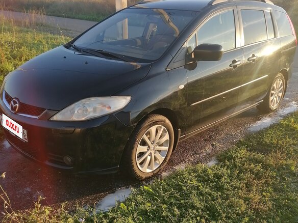 2007 Mazda 5 I (CR), чёрный, 660000 рублей